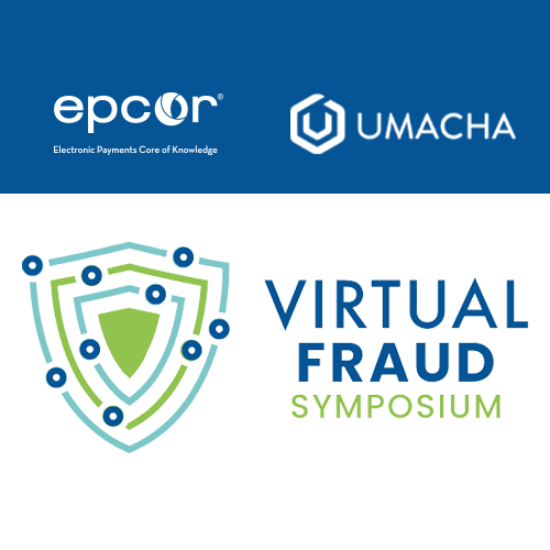 EPCOR and UMACHA Virtual Fraud Symposium logo