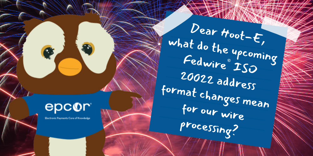 Hoot-E and fireworks